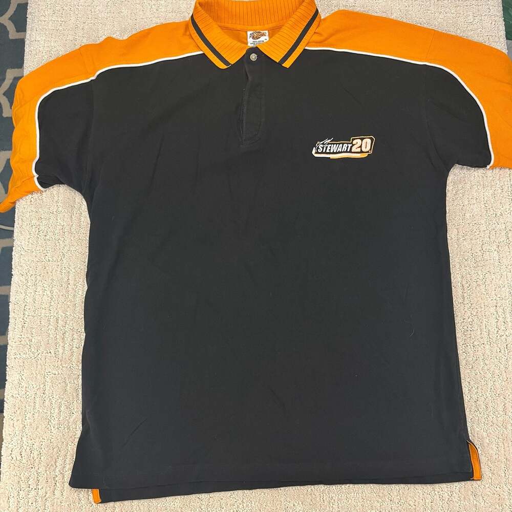 VTG Winners Circle Tony Stewart #20 NASCAR Racing Polo Shirt